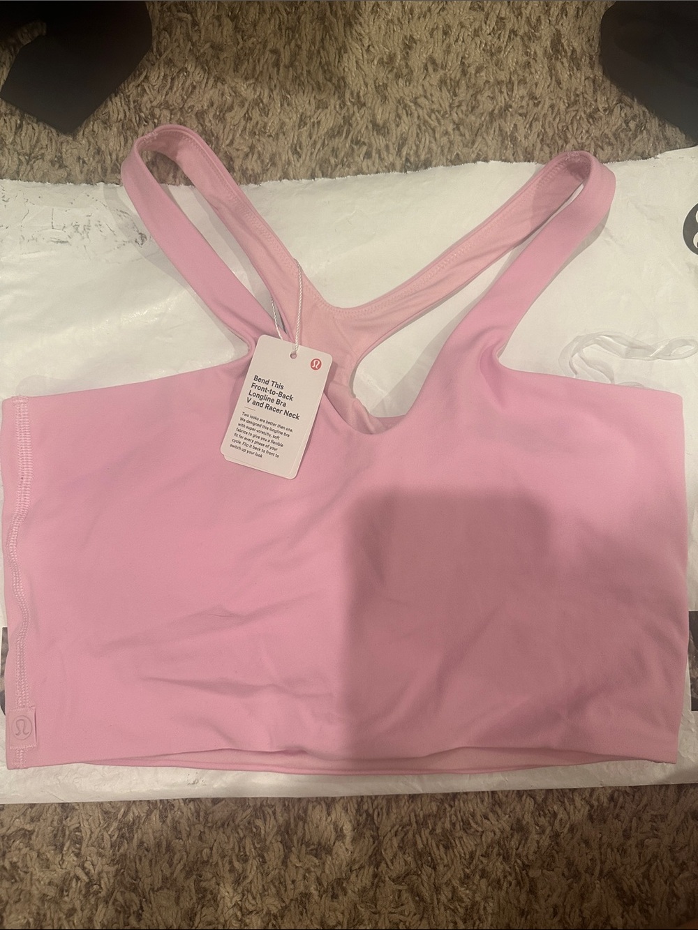 Lululemon Bend This V and Racer Bra NWT